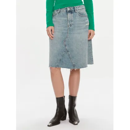 Zdjęcie Tommy Hilfiger Spódnica jeansowa WW0WW40656 Niebieski Relaxed Fit