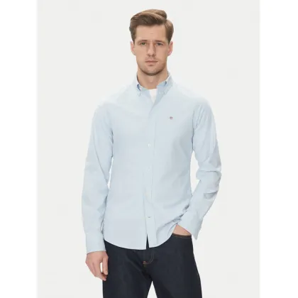 Zdjęcie Gant Koszula Oxford 3230115 Błękitny Slim Fit