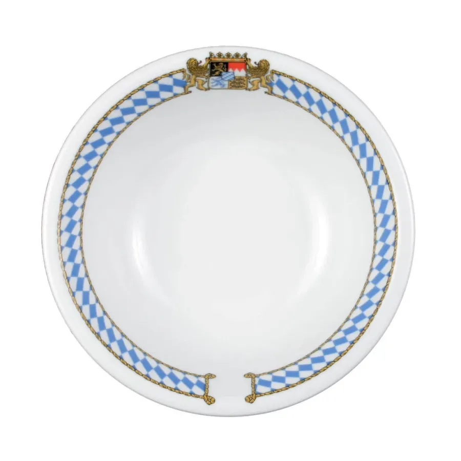 obrazek 2 Okrągła porcelanowa miska 16 cm zdobiona bawarskim motywem - Seltmann Weiden