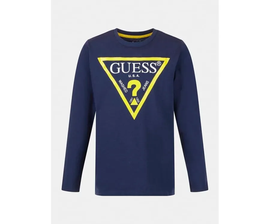 obrazek 1 Guess Bluzka L84I29 K8HM0 Granatowy Regular Fit