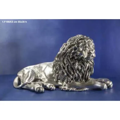 Zdjęcie Urzekający model ozdobny statuetki w postaci leżącego lwa - ArtBe