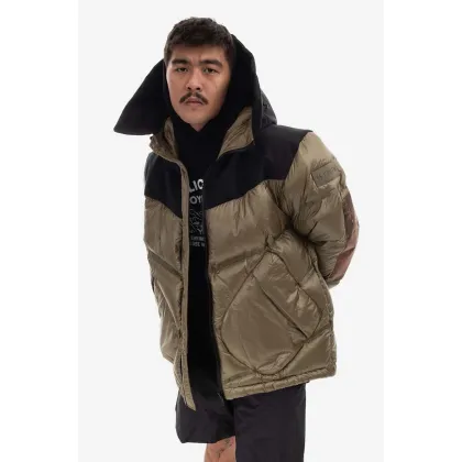 Zdjęcie Griffin kurtka puchowa Bonded Atlantic Parka męska kolor zielony zimowa GW22.03B-ZIELONY