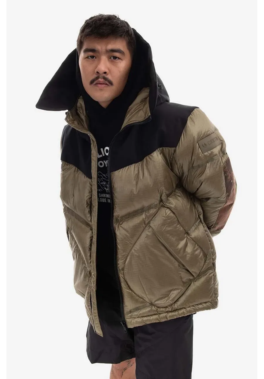 obrazek 1 Griffin kurtka puchowa Bonded Atlantic Parka męska kolor zielony zimowa GW22.03B-ZIELONY