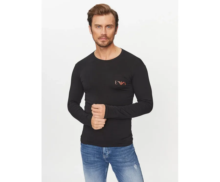obrazek 1 Emporio Armani Underwear Longsleeve 111023 3F715 00020 Czarny Regular Fit