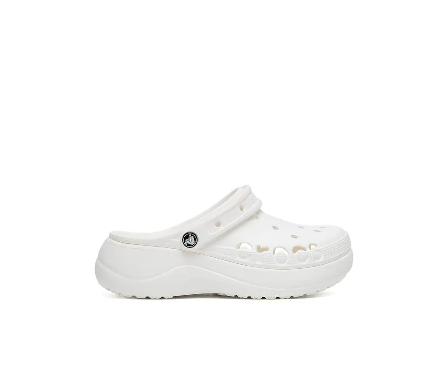 obrazek 1 Crocs Klapki BAYA PLATFORM CLOG 208186-100 Biały