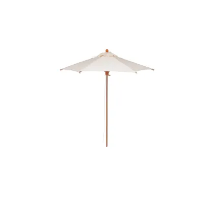 Zdjęcie Okrągły parasol z drewnianym słupkiem, średnicy 400 cm do ogrodu lub na taras