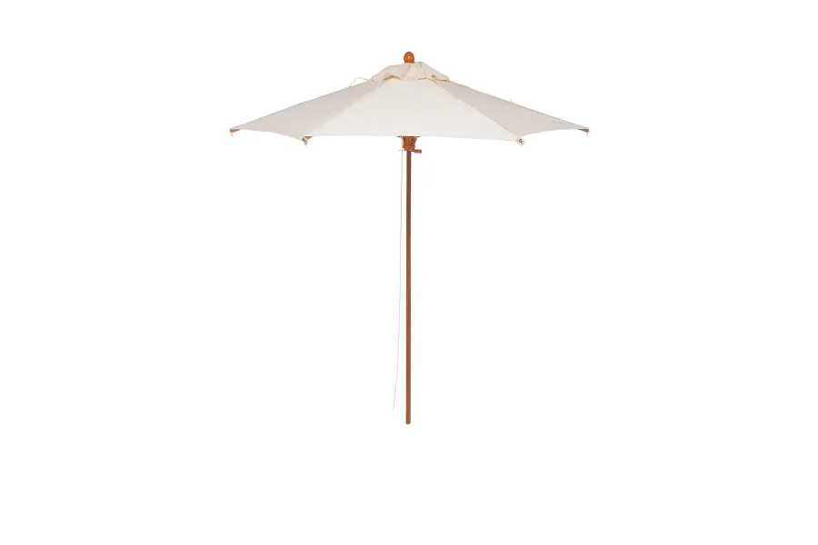 obrazek 1 Okrągły parasol z drewnianym słupkiem, średnicy 400 cm do ogrodu lub na taras