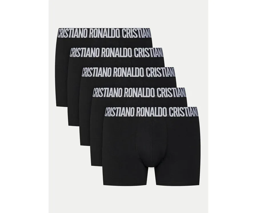 obrazek 1 Cristiano Ronaldo CR7 Komplet 5 par bokserek 8106-49 Czarny