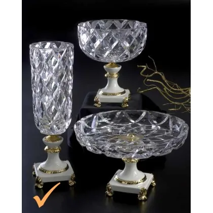 Zdjęcie Wazon z porcelany i szkła