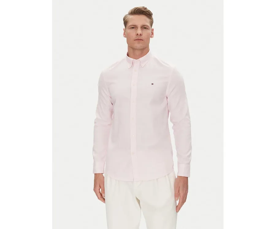 obrazek 1 Tommy Hilfiger Koszula MW0MW38556 Różowy Slim Fit