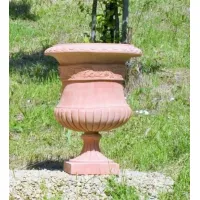 Picture Flowerpot made of Italian clay for stylish gardens - Fornace Masini
