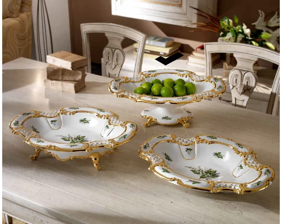 picture 1 White compote made of high quality ceramics - Bruno Costenaro