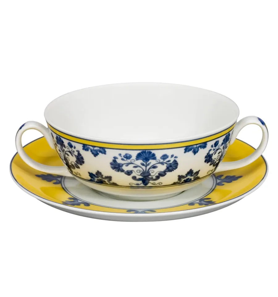obrazek 1 Porcelanowa filiżanka ze spodkiem z motywem inspirowanym słynnym haftem Castelo Branco - Vista Alegre