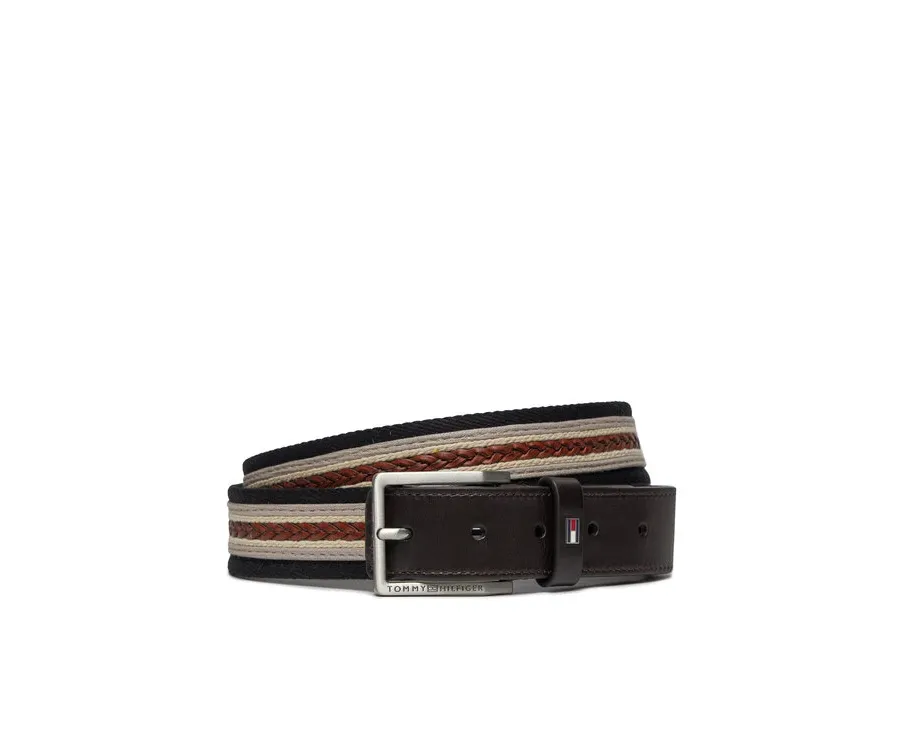 obrazek 1 Tommy Hilfiger Pasek Męski Oliver Webbing 3.5 AM0AM12049 Szary