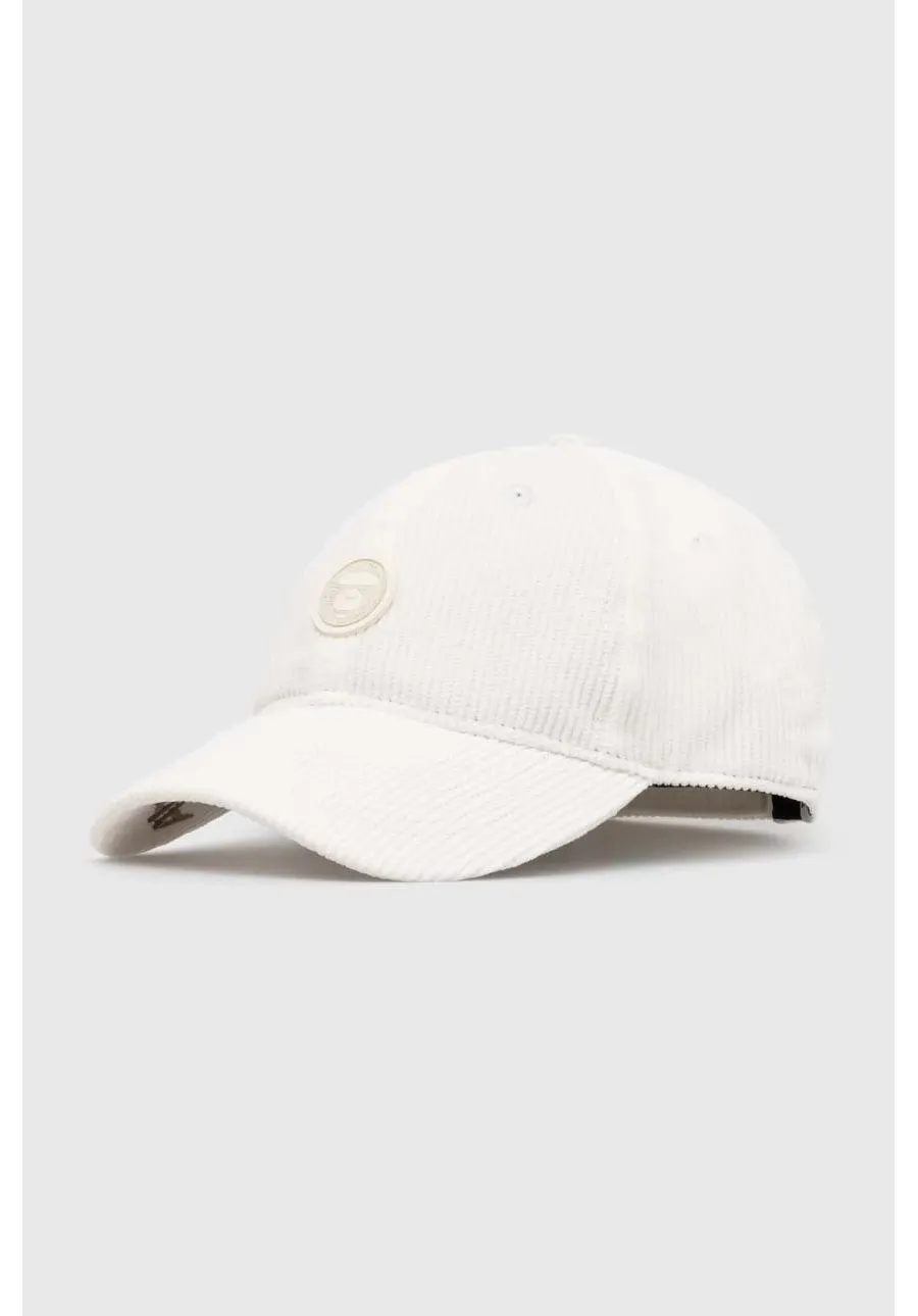 obrazek 1 AAPE czapka z daszkiem bawełniana Cotton Corduroy kolor beżowy z aplikacją ACP5223