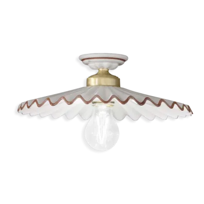 Zdjęcie Włoska lampa sufitowa-plafoniera w stylu klasycznym