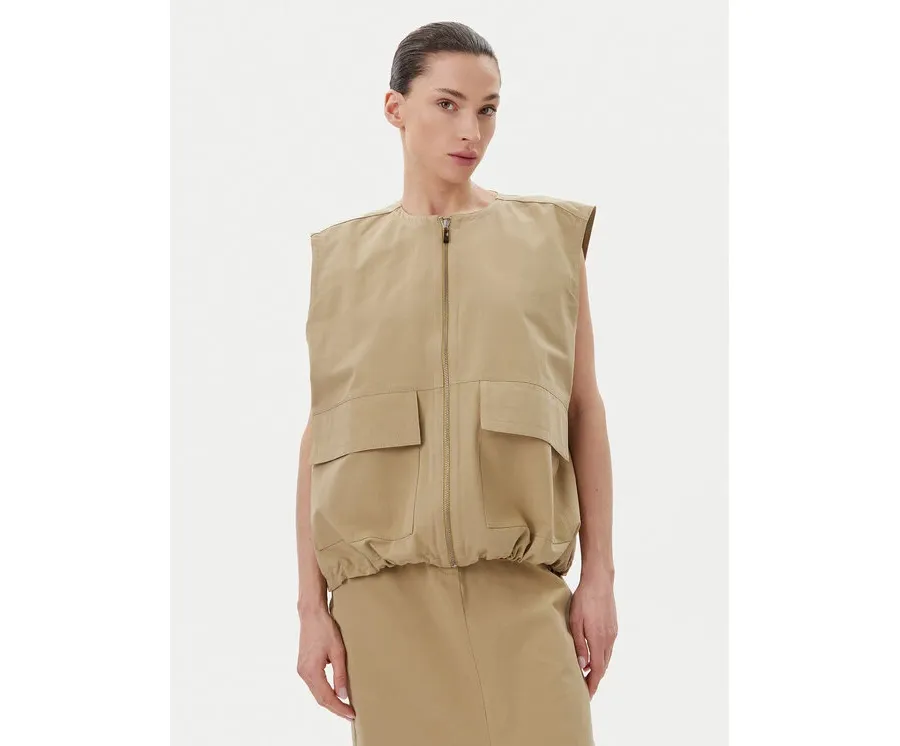 obrazek 1 Herskind Kamizelka 5511150 Khaki Regular Fit