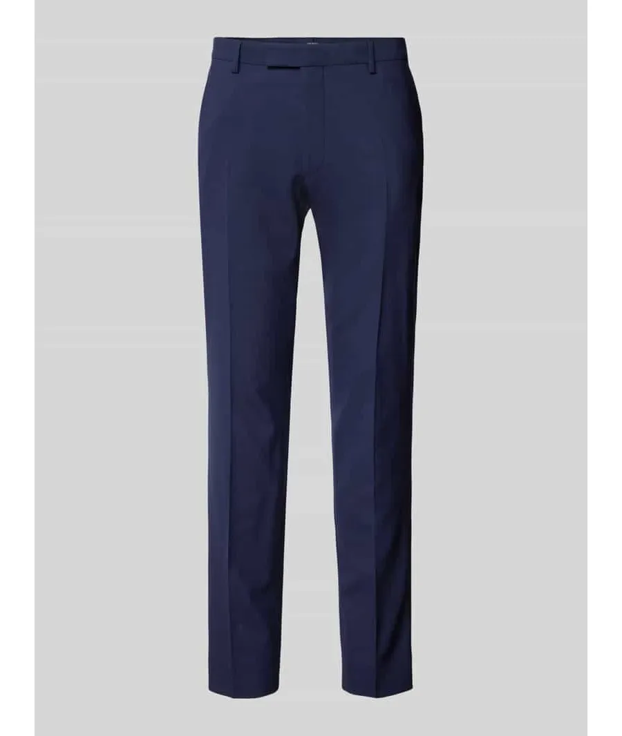 obrazek 1 Spodnie do garnituru o kroju extra slim fit z fakturowanym wzorem