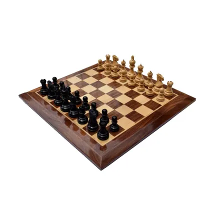 Zdjęcie Wyśmienity drewniany zestaw szachowy - The Chess Empire