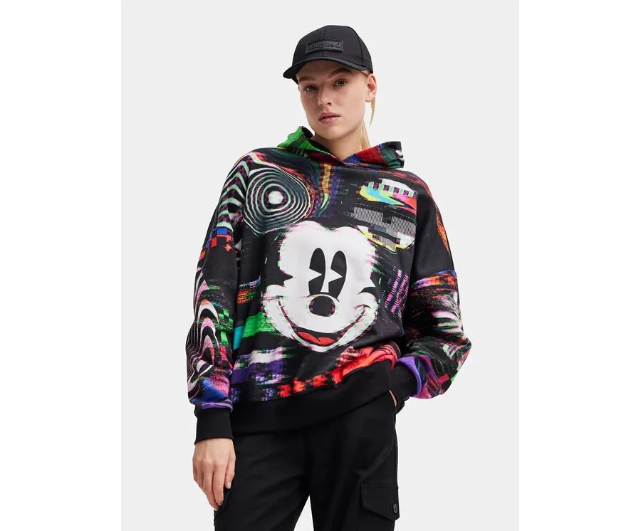 obrazek 1 Desigual Bluza 23WWSK11 Czarny Oversize