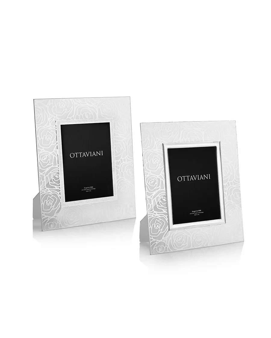 obrazek 2 Luksusowa kryształowa ramka na zdjęcia „Róże”