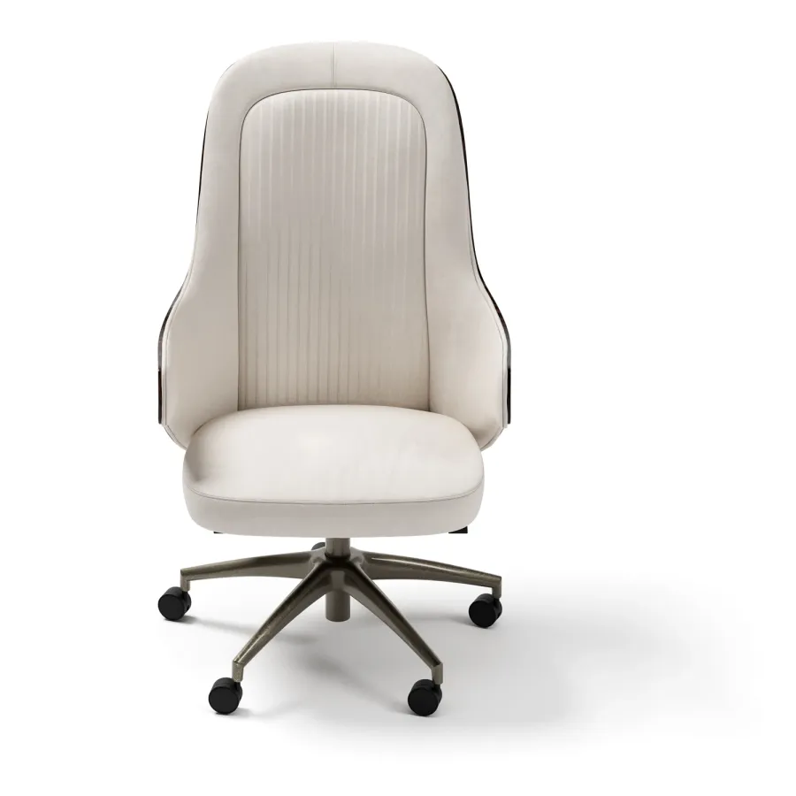 obrazek 8 Eleganckie biurowe krzesło w stylu modernistycznym - prosto z Włoch