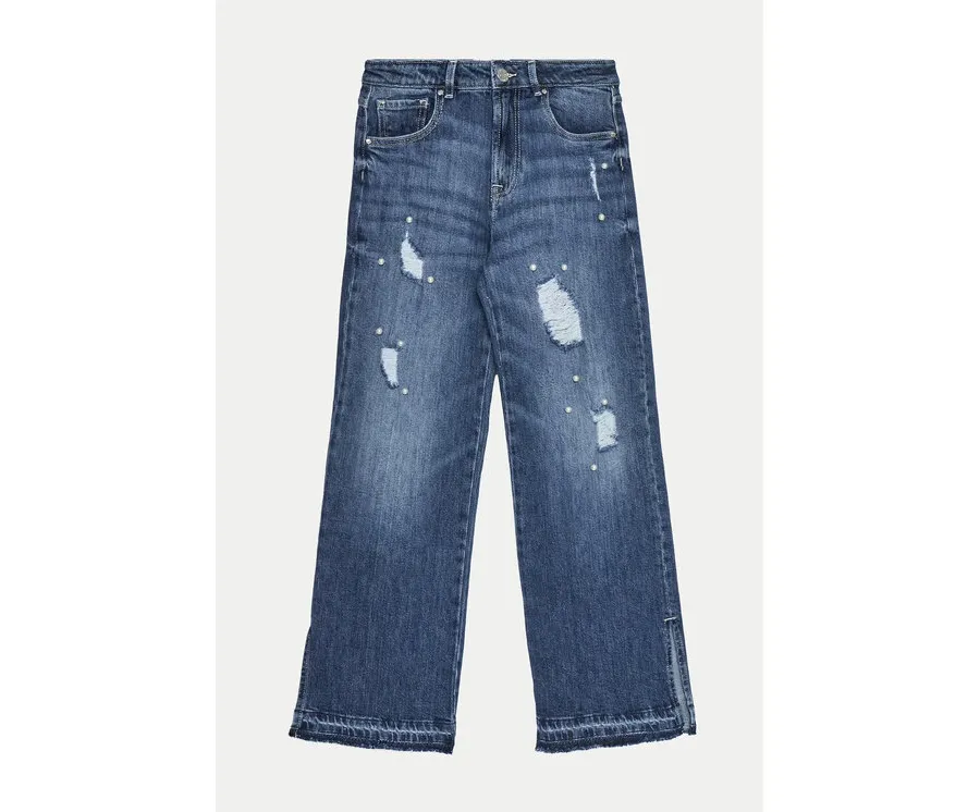 obrazek 1 Guess Jeansy J4BA03 D5FM0 Granatowy Relaxed Fit