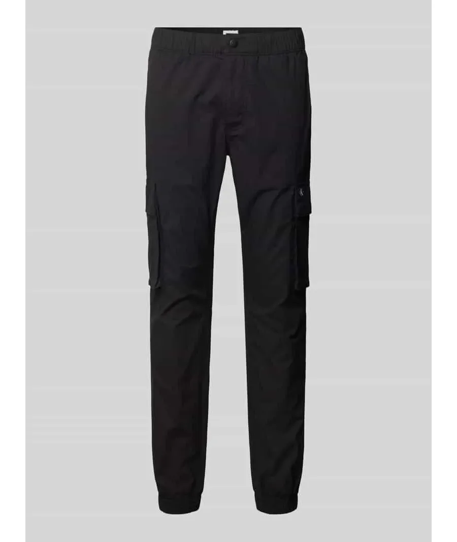 obrazek 1 Calvin Klein Jeans Joggery J30J326438 Czarny Skinny Fit