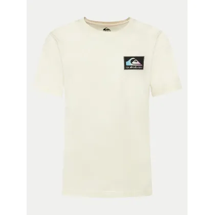 Zdjęcie Quiksilver T-Shirt Back Flash EQYZT07605 Écru Regular Fit