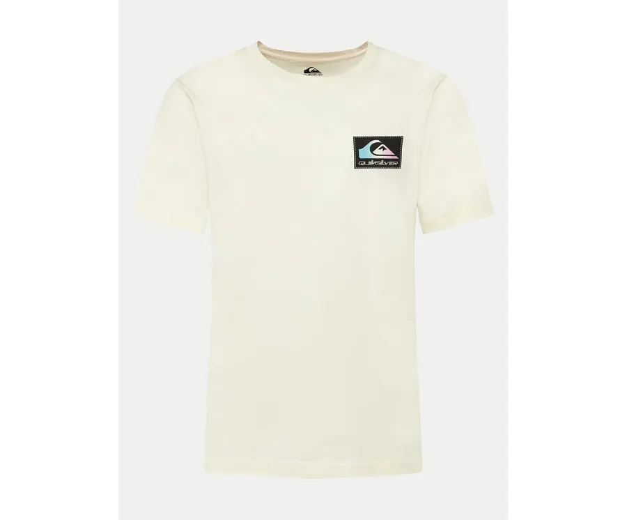 obrazek 1 Quiksilver T-Shirt Back Flash EQYZT07605 Écru Regular Fit