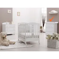 Picture Luxurious white chest of drawers for a baby - Italbaby