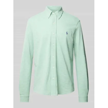 Zdjęcie Koszula casualowa o kroju slim fit z wyhaftowanym logo