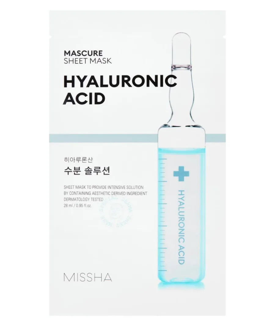 obrazek 1 Missha Mascure Hydra Solution Maska w płachcie z kwasem hialuronowym 28 ml