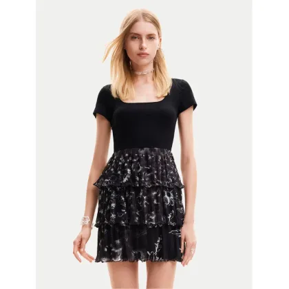 Zdjęcie Desigual Sukienka codzienna San Francisco 24SWVK23 Czarny Regular Fit