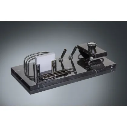 Picture Marble desk organizer