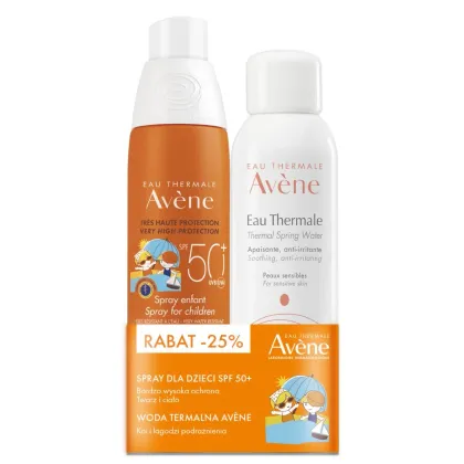 Zdjęcie Avène Sun Zestaw (Spray dla dzieci SPF 50+ + Eta) Avene