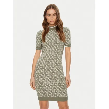 Zdjęcie Guess Sukienka dzianinowa W3YK39 Z37K0 Zielony Regular Fit