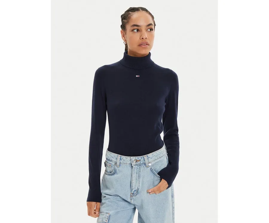 obrazek 1 Tommy Jeans Golf Essential DW0DW19686 Granatowy Regular Fit