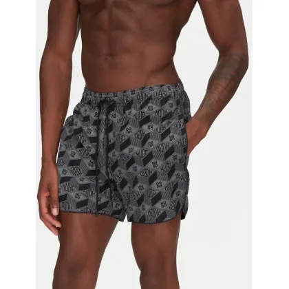 Zdjęcie HUGO Szorty kąpielowe Rik 50533795 Szary Regular Fit
