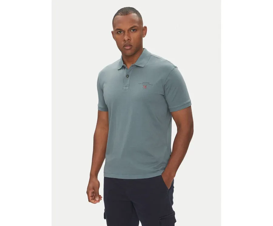 obrazek 1 Napapijri Polo Elbas NP0A4GB4 Niebieski Regular Fit