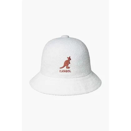Zdjęcie Kangol kapelusz Big Logo Casual kolor biały K3407 WHITE K3407.WHITE-WHITE