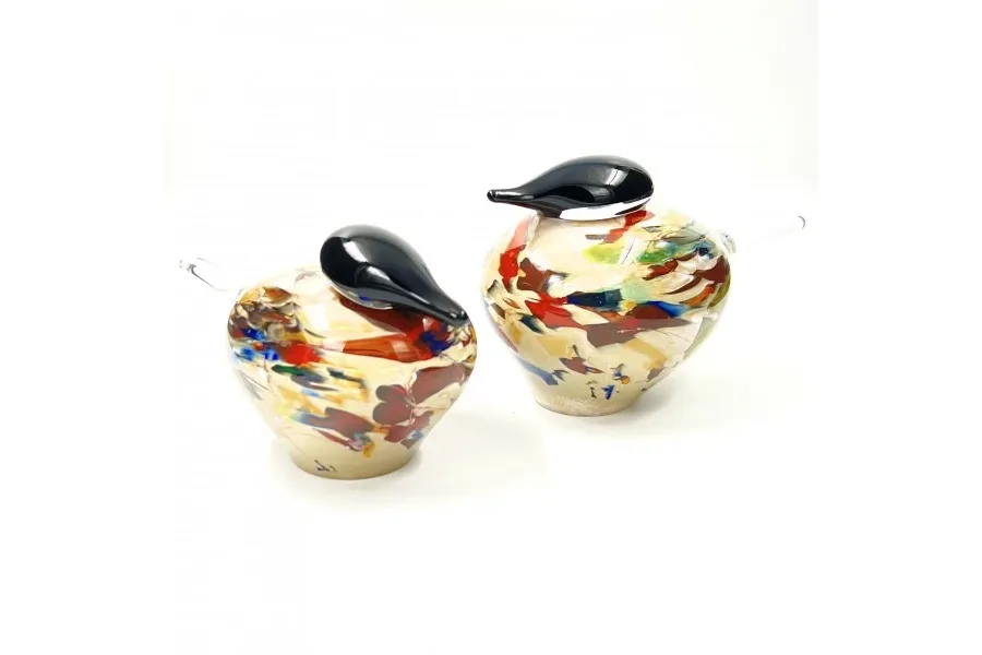 obrazek 2 Cudowna figurka małego wielokolorowego ptaka - uroczy upominek dla bliskiej osoby