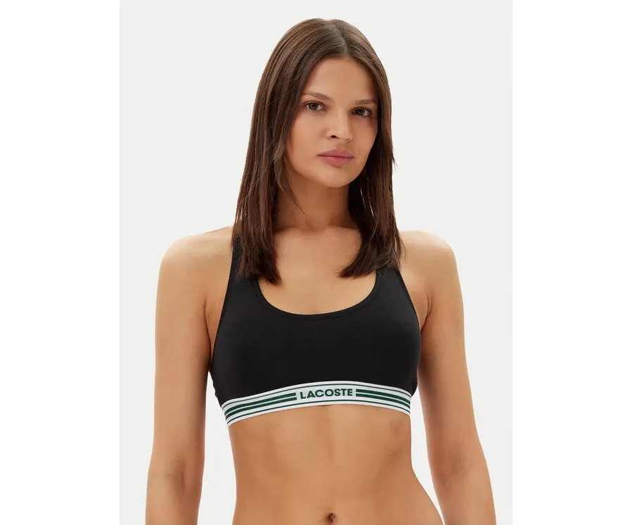 obrazek 1 Lacoste Biustonosz top IF8179 Czarny