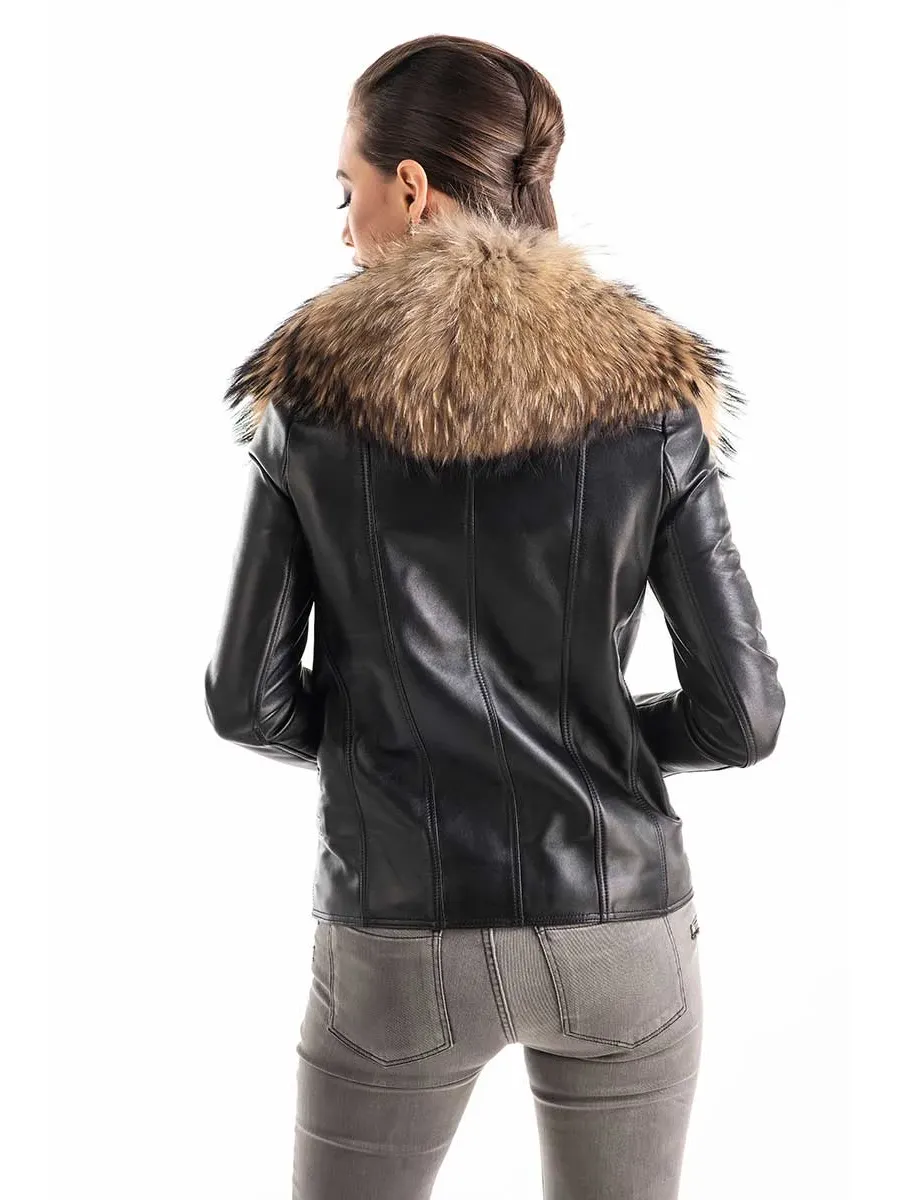 picture 5 Luxurious elegant fox / raccoon fur collar - A&A Vesa