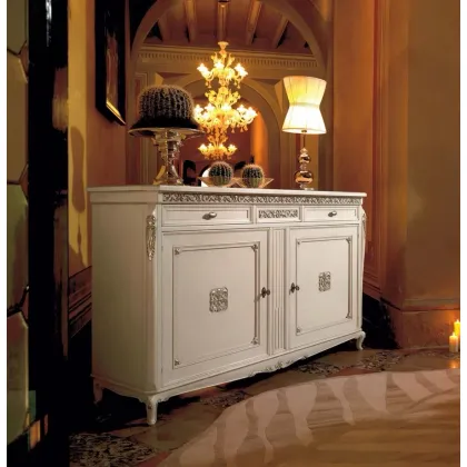 Zdjęcie Włoska drewniana komoda 2-drzwiowa Elite