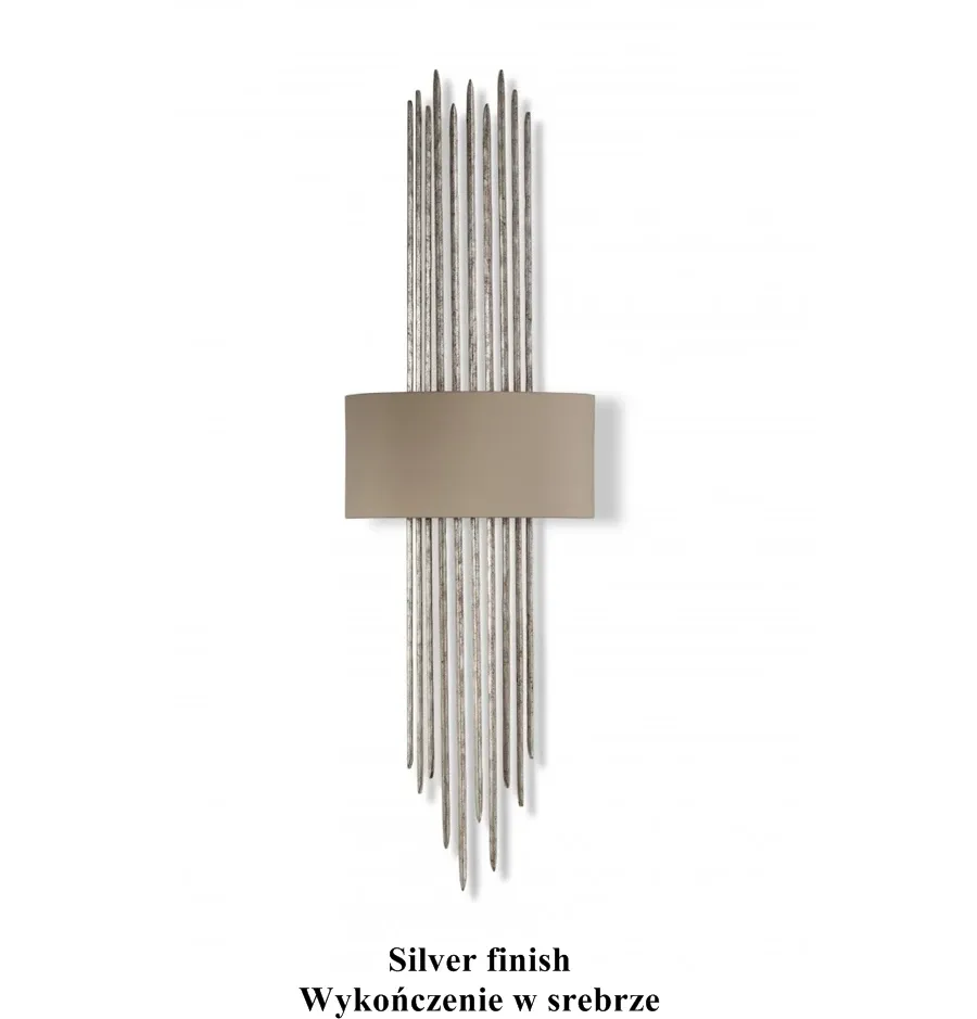 obrazek 4 Ekskluzywna lampa ścienna z abażurem do przestronnych wnętrz