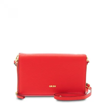 Zdjęcie Czerwona stylowa torebka na ramię - Giudi