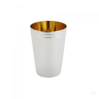 Picture Silver kiddush cup with a modern, timeless shape - Zaramella Argenti