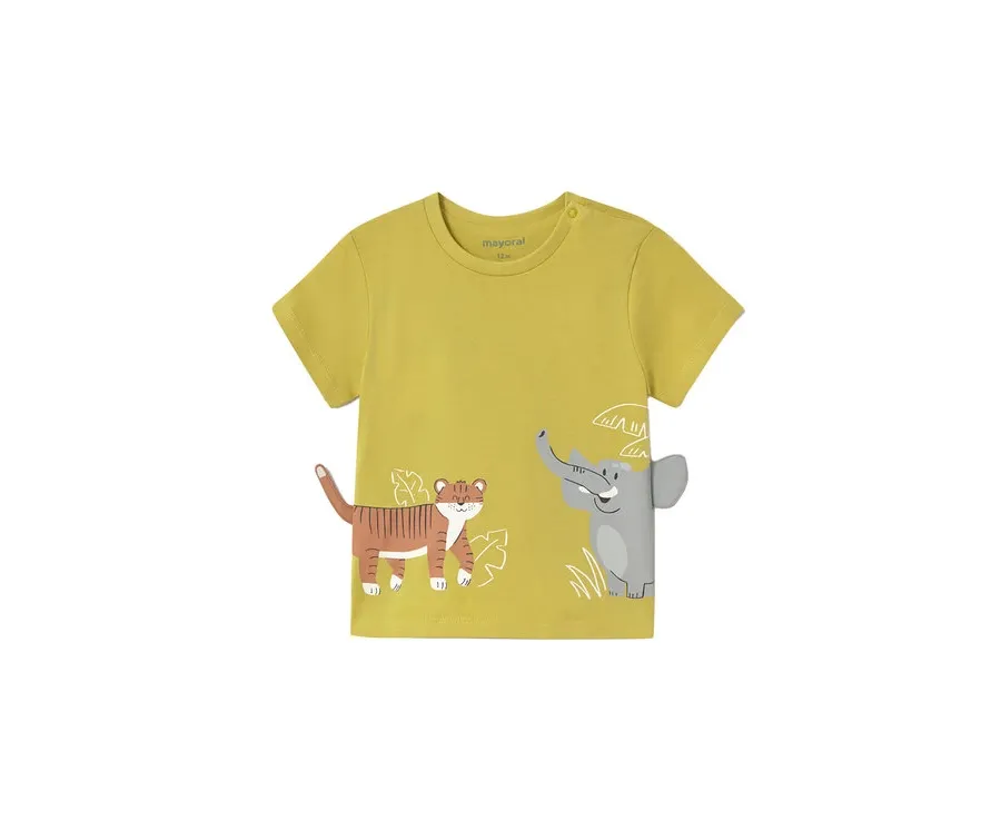obrazek 1 Mayoral T-Shirt 1061 Żółty Regular Fit