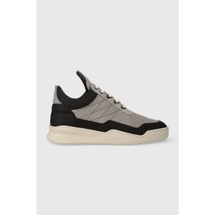 Zdjęcie Filling Pieces sneakersy skórzane Low Top Tweek kolor szary 10127681878